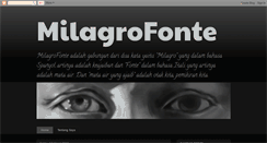 Desktop Screenshot of milagrofonte.com